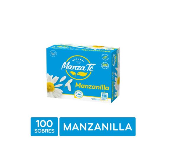 TÉ MANZANILLA MANZATÉ CAJA 100 UDS – 120 G TÉ MANZANILLA MANZATÉ CAJA 100 UDS - 120 G