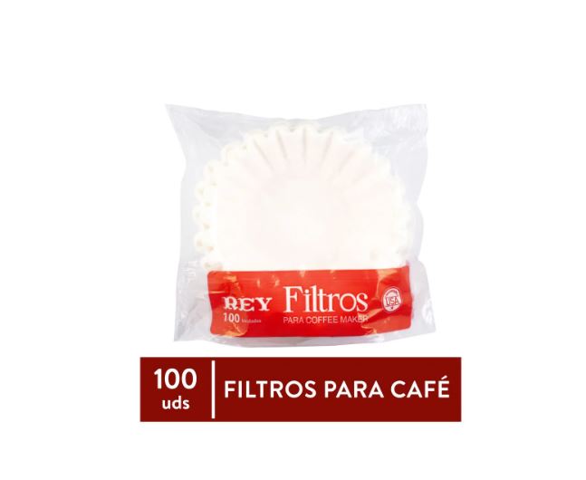 FILTROS REY PARA CAFÉ -100 UNIDADES FILTROS REY PARA CAFÉ -100 UNIDADES