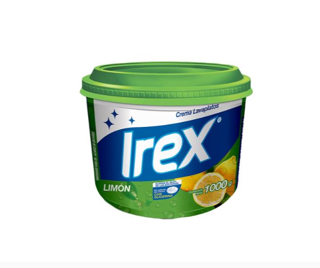 LAVAPLATOS IREX EN CREMA LIMÓN – 1000 G LAVAPLATOS IREX EN CREMA LIMÓN - 1000 G