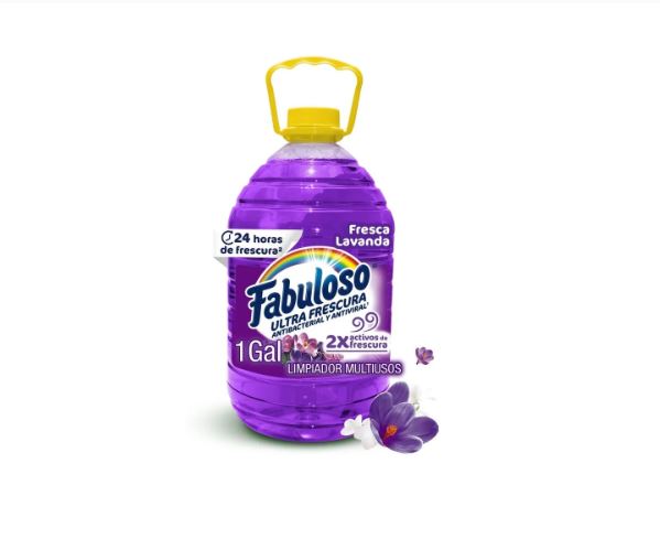 DESINFECTANTE FABULOSO MULTIUSOS FRESCURA ACTIVA ANTIBACTERIAL LAVANDA – 1 GAL DESINFECTANTE FABULOSO MULTIUSOS FRESCURA ACTIVA ANTIBACTERIAL LAVANDA - 1 GAL
