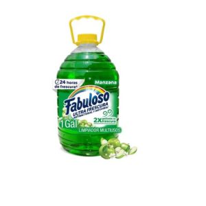 DESINFECTANTE FABULOSO MULTIUSOS FRESCURA ACTIVA ANTIBACTERIAL MANZANA – 1 GAL DESINFECTANTE FABULOSO MULTIUSOS FRESCURA ACTIVA ANTIBACTERIAL MANZANA - 1 GAL